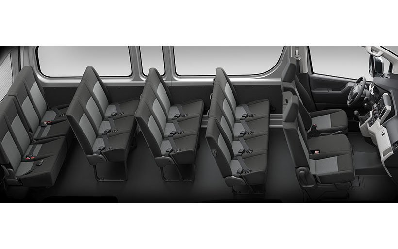 Toyota hiace seat layout